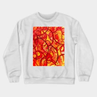 Scarlet Marble Crewneck Sweatshirt